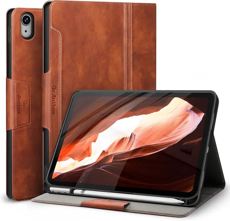 Antbox Case for iPad A16 (11th Gen)/ iPad 10th Generation 10.9'', Brown