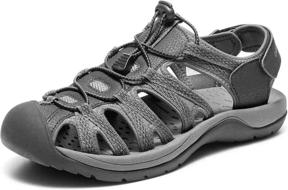 DREAM PAIRS Men's 160912-M-NEW Adventurous Summer Outdoor Sandals