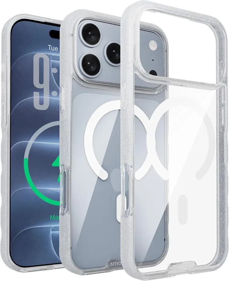 Smartish iPhone 18 Pro Max/17 Pro Max Clear Case MagSafe, Gripmunk