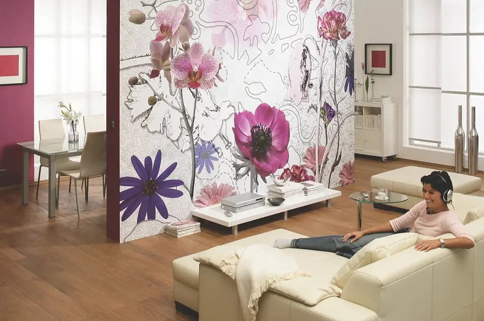 Papier Fototapete - Purple - Größe 368 x 254 cm