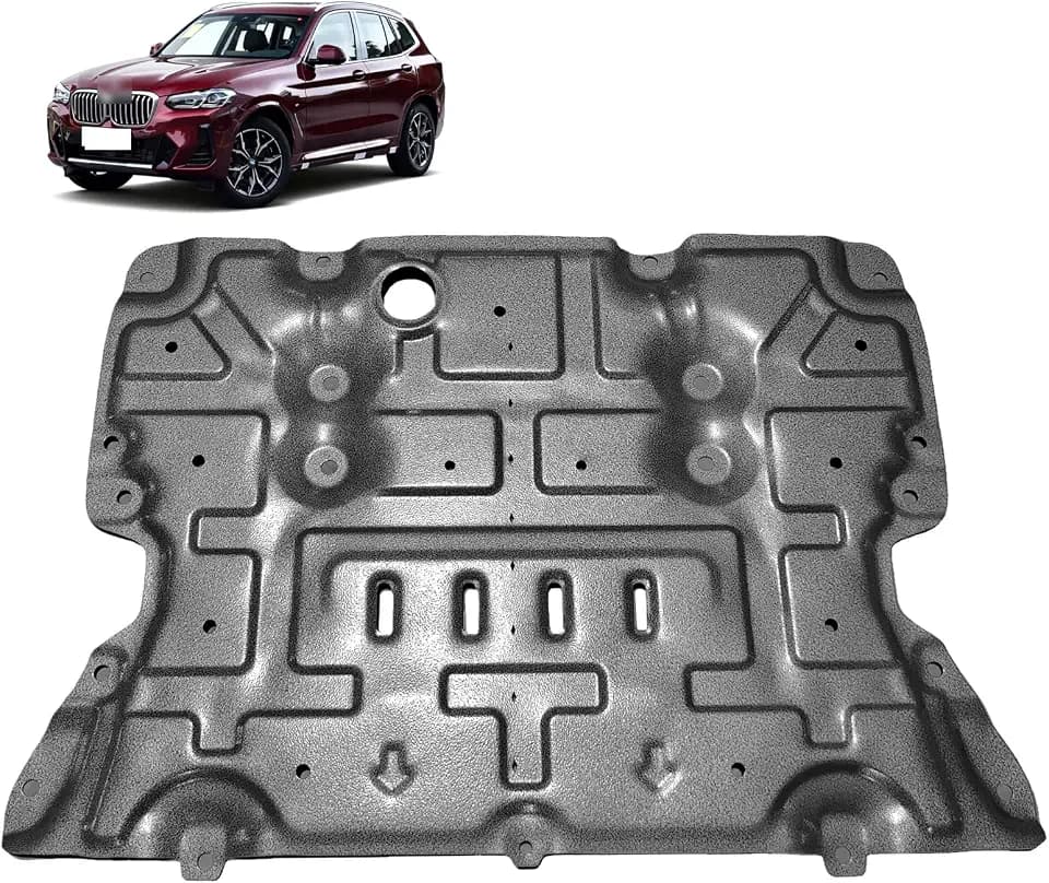 Front Engine Splash Shield Fit for 2018-2023 BMW X3 / X4 Engine Case Guards Suitable for BMW X3 / X4 Under Engine Cover Mud Flaps Directly Replace Original