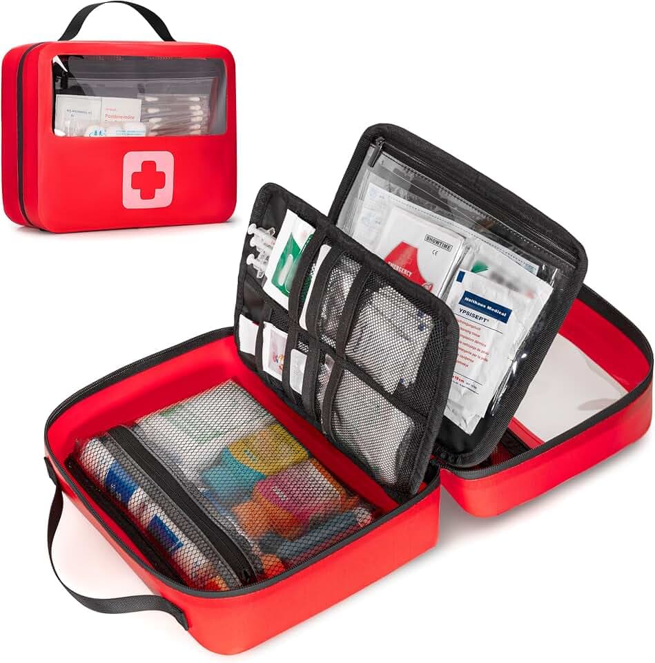 Marscamd Waterproof Empty First Aid Bag with a Detachable Panel