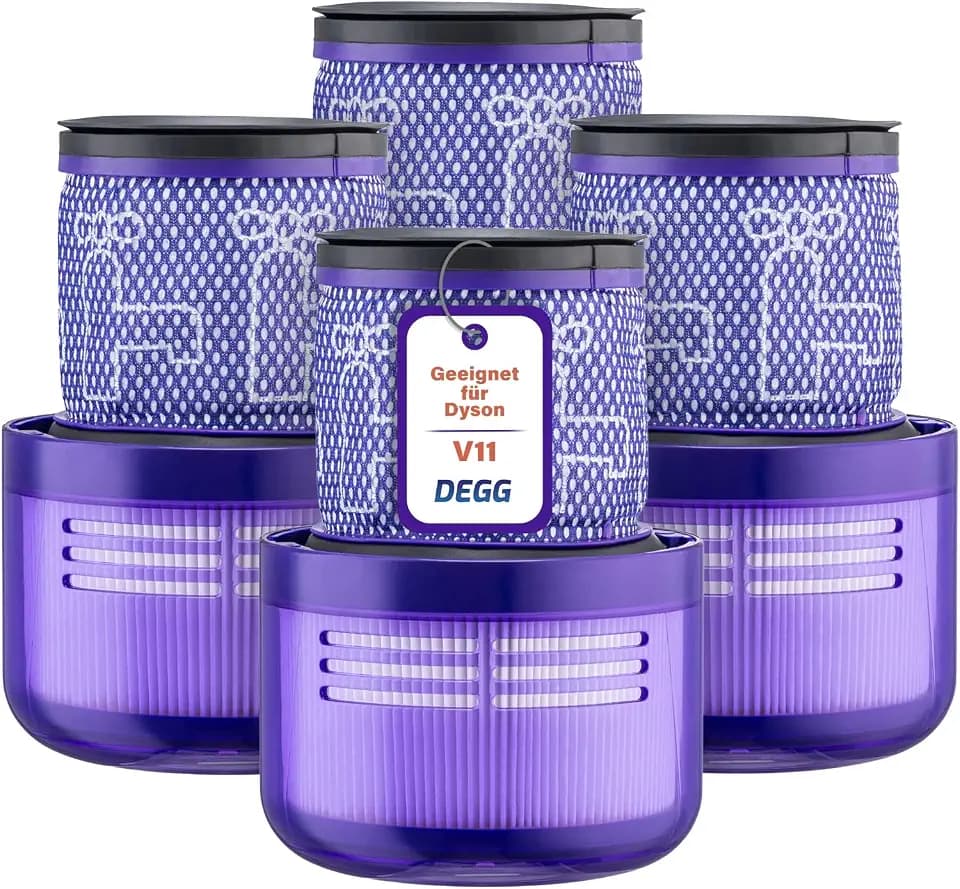 DEGG® Hepa Filter, Kompatibel mit Dyson V11 und V15, 4 Stück