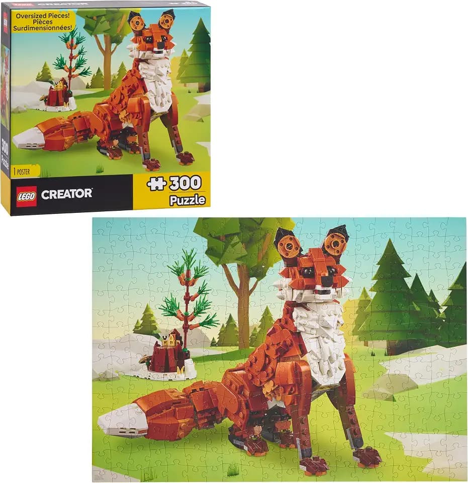 LEGO Creator Oversized Forest Animals: Red Fox Puzzle, 300 Pieces