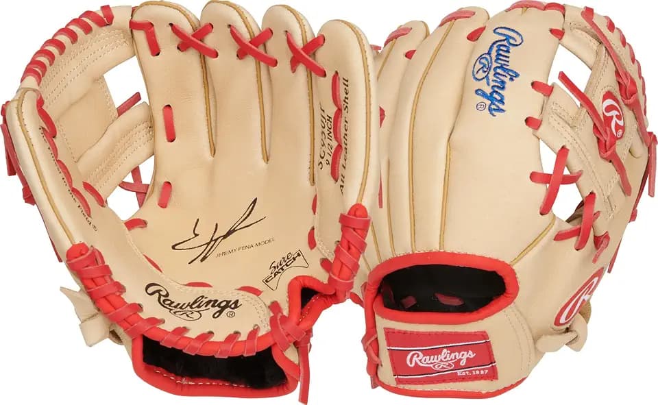 Rawlings | Sure Catch Baseball & Softball Glove | T-Ball, Youth & Adult Rec Models | Multiple Sizes & Styles