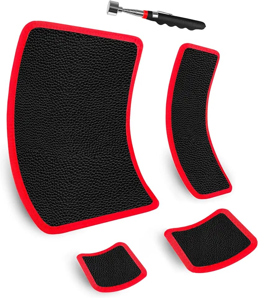 C&T Magnetic Tool Mat Set, 4 Sizes Magnetic Mats, 25LB Pickup Tool