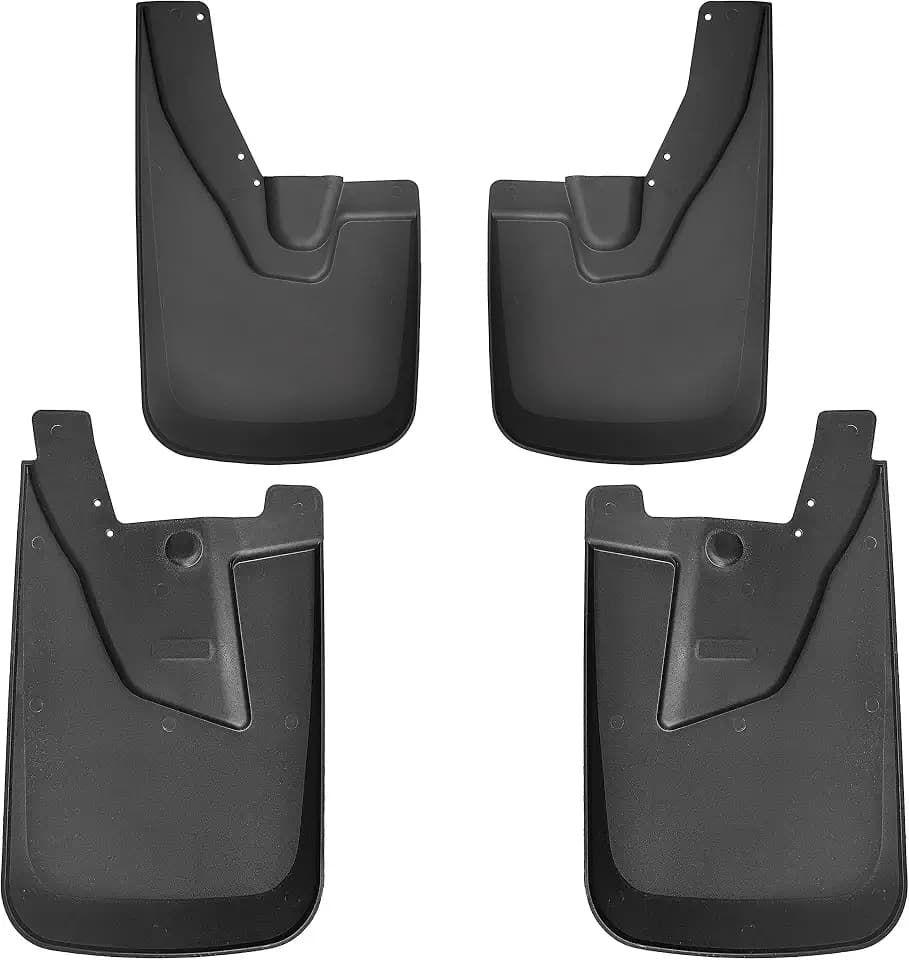 Tecoom Truck Mud Splash Guards Fit for Ram 2500 3500 2019-2023 with OEM Fender Flares, Not for Power Wagon, Black Front and Rear Mud Flaps Set of 4