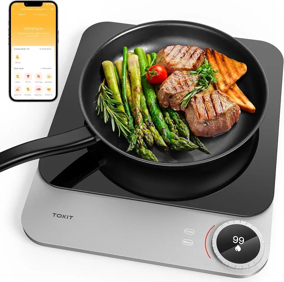 TOKIT Smart Induction Cooker Induktionskochfeld Induktionskochplatte