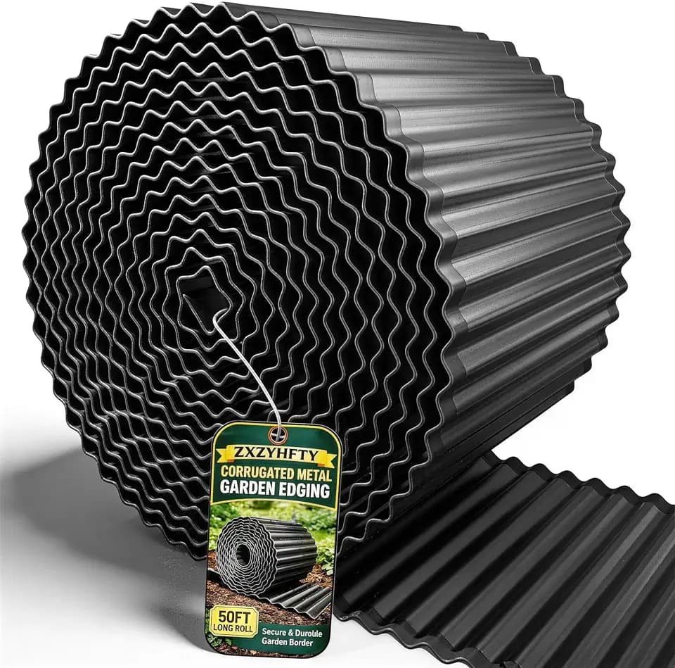 12 Inch Tall Landscape Edging 50Ft, Metal Border Edging