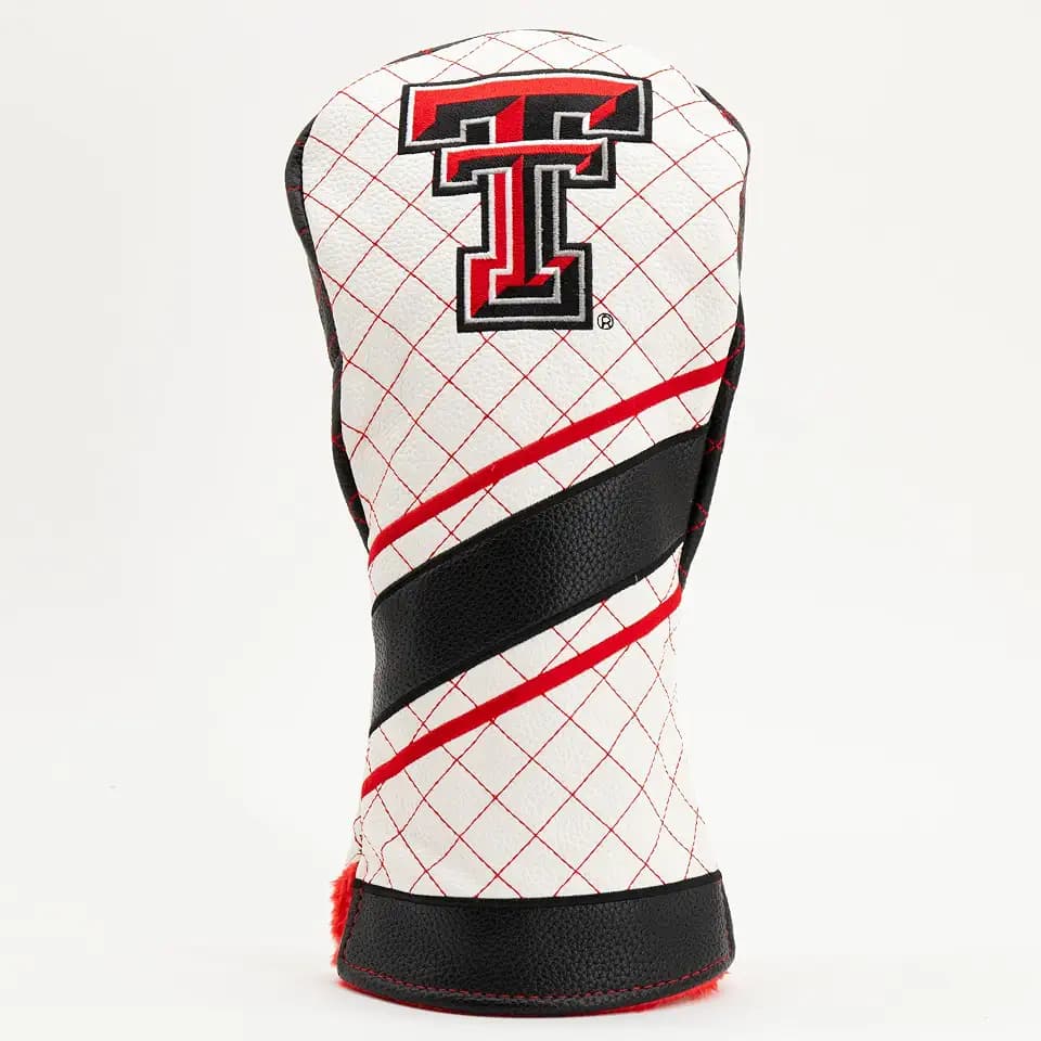 Team Golf NCAA Texas Tech Quilted Driver Headcover (Striped)