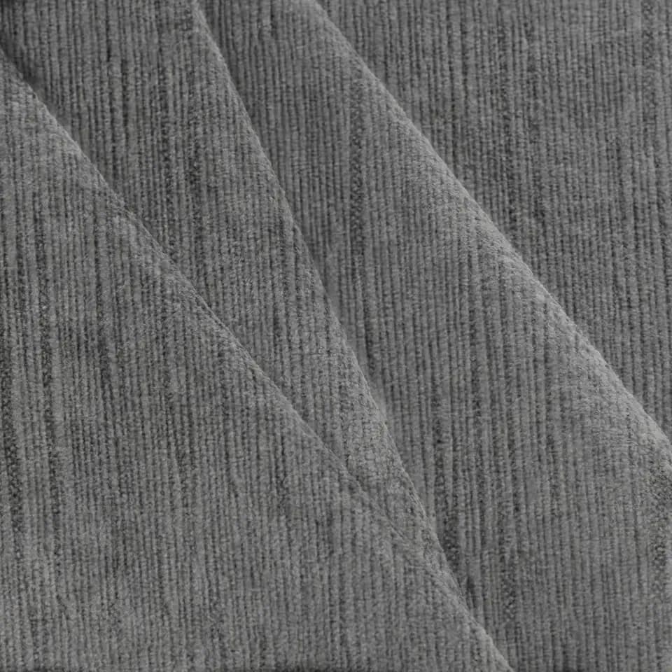Greaton Chenille Textured Upholstery Fabric By The Yard - Stain Resistant Performance Thick Fabric for Commercial and Residential Use - Sofa, Ottoman, Chair Fabric, Textured Gray Velvet, 1 Yard