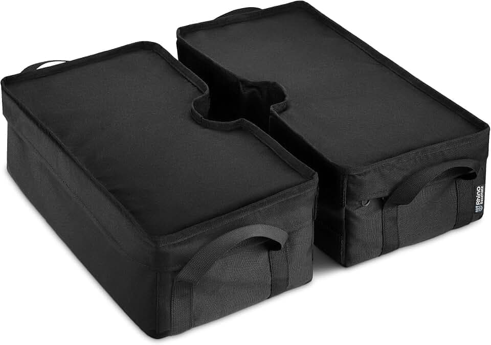 Rhino BaseMate 18" Umbrella Base Weight – Fits Offset, Cantilever & Outdoor Patio Umbrellas – Detachable Design – Black – Easy Setup