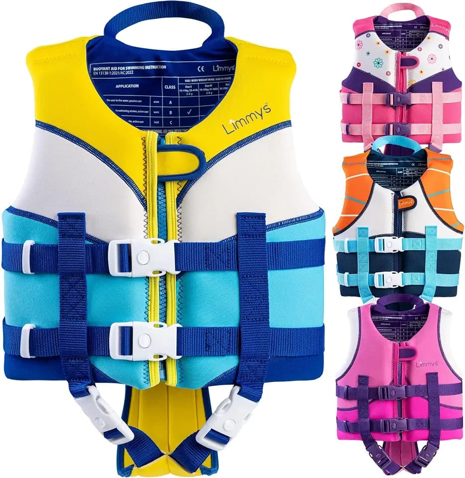 Limmys Neopren Kinderschwimmweste – Integrierter Schaumstoff