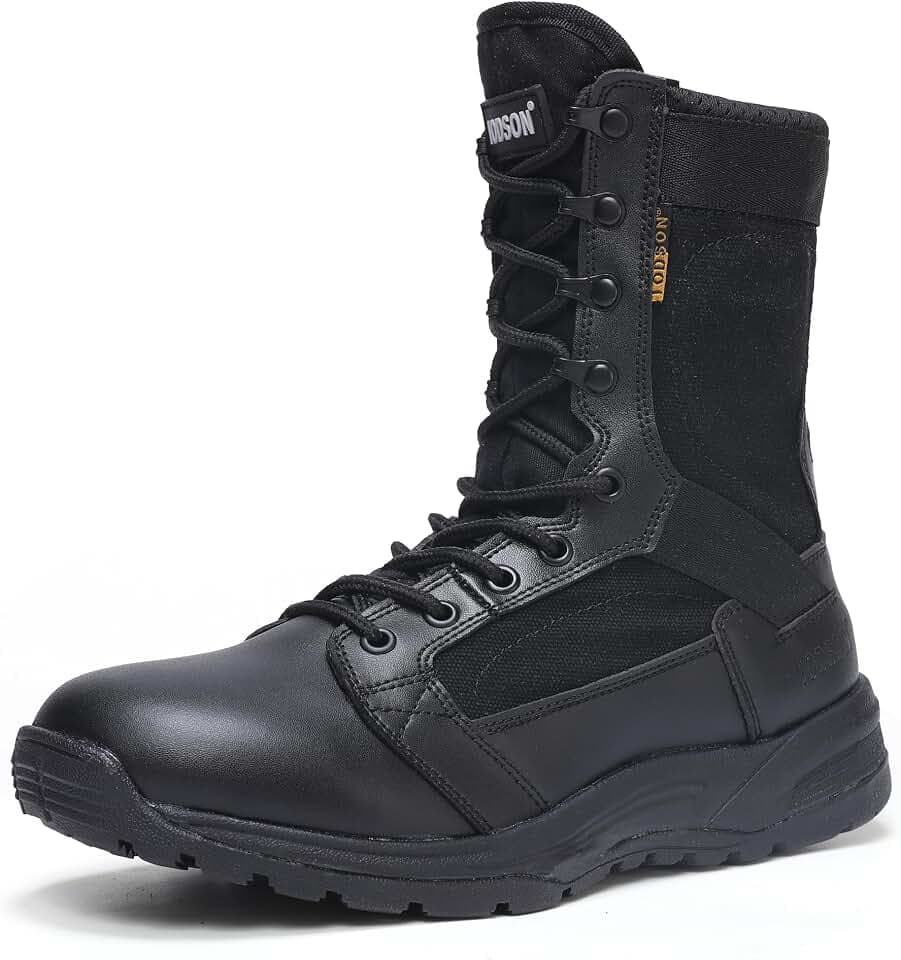Men's Breathable Work Tactical Military Boots Lightweight Combat Army Motorcycle Jungle boots