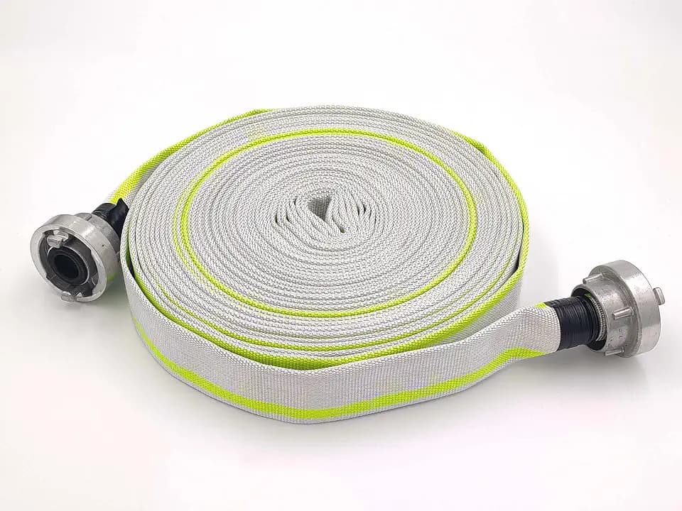 25 mm Ø - 1 Zoll | D-25-20 Meter Industrieschlauch | Feuerwehrschlauch | Bauschlauch | Flachschlauch | Schlauch mit Storz-Kupplung
