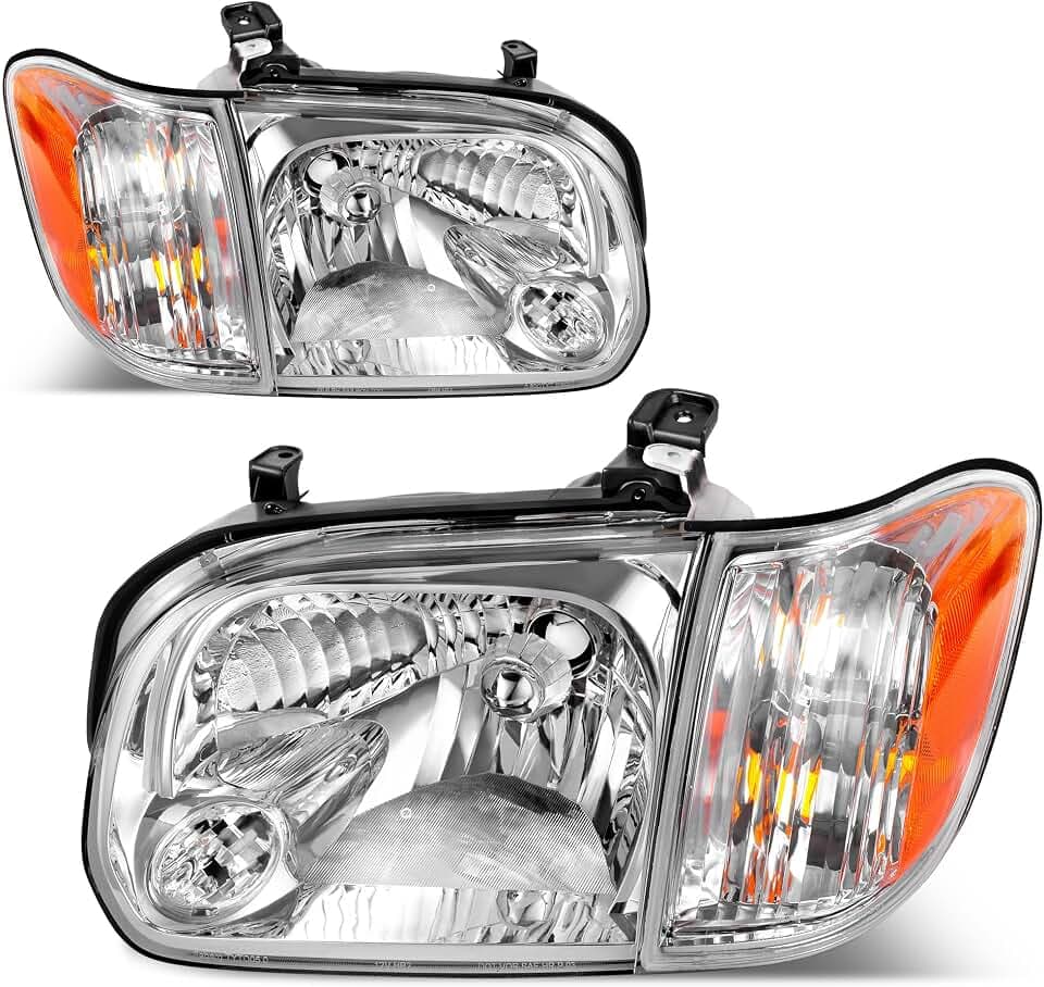 AUTOSAVER88 Headlight Assembly Compatible with 2005-2006 Toyota Tundra