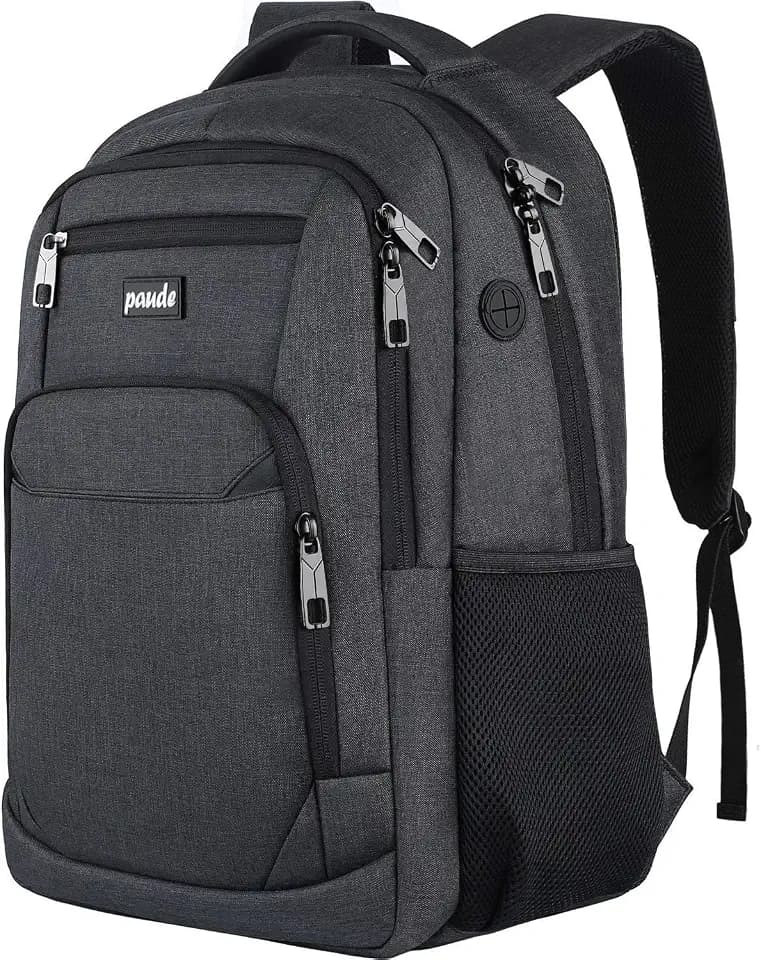 Paude Backpack for Men and Women,School Backpack for Teens,15.6 inch Laptop Backpack with USB Charging port for Business College Travel
