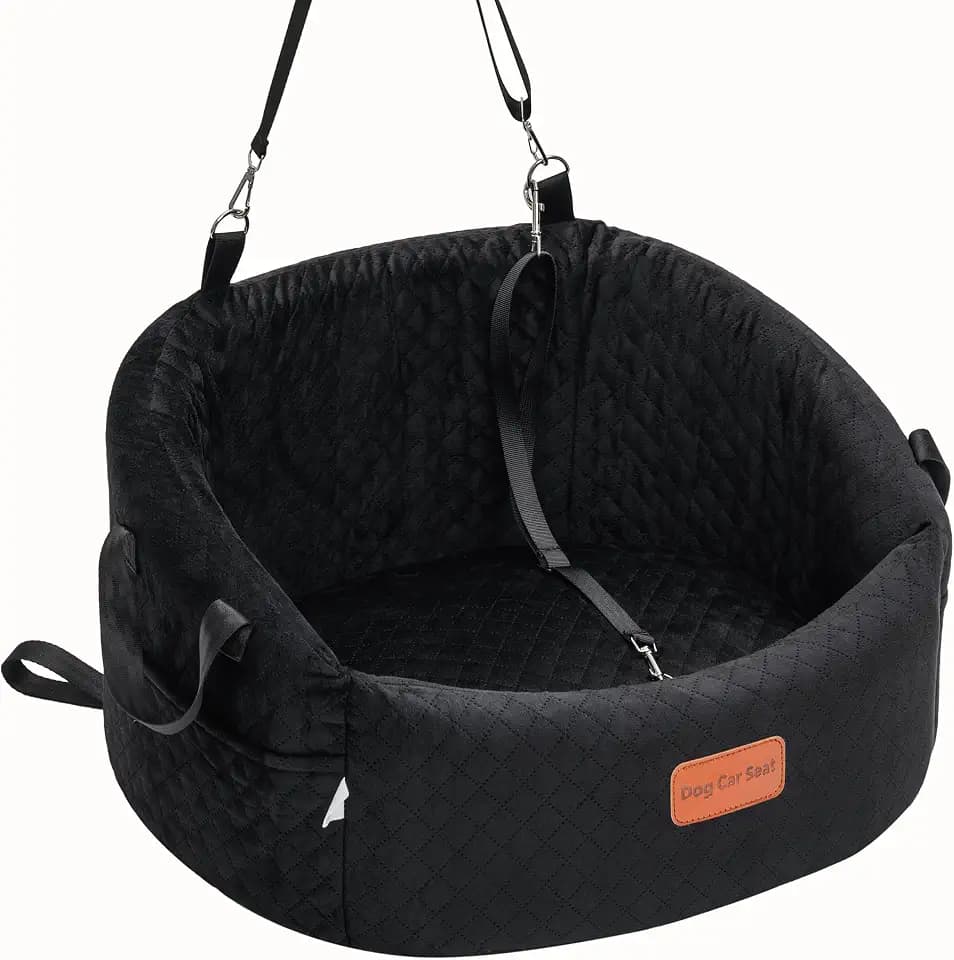 Dog Car Seat for Small Dogs, Elevated Pet Booster Seat