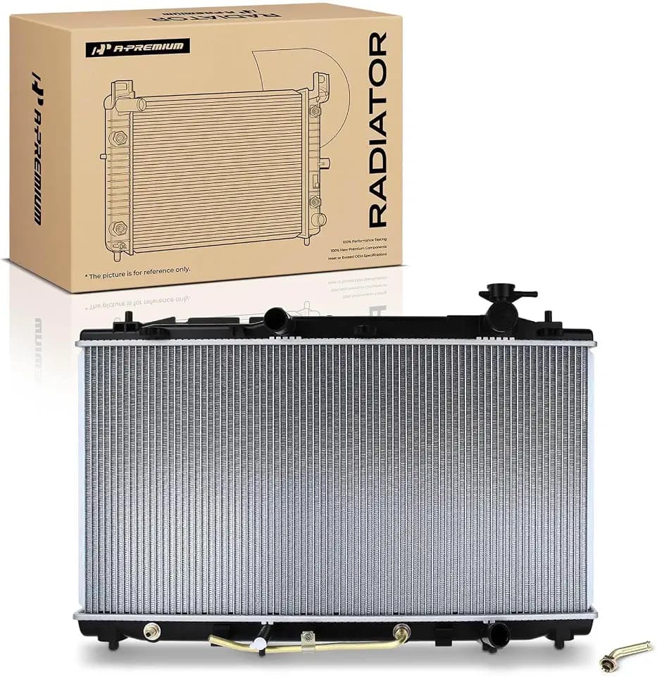 A-Premium Engine Coolant Radiator Assembly with Transmission Oil Cooler