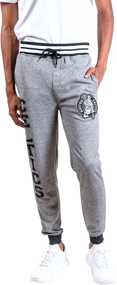 Ultra Game Herren Men's Active Fleece Jogger Sweatpants, Black Marl, XX-Large