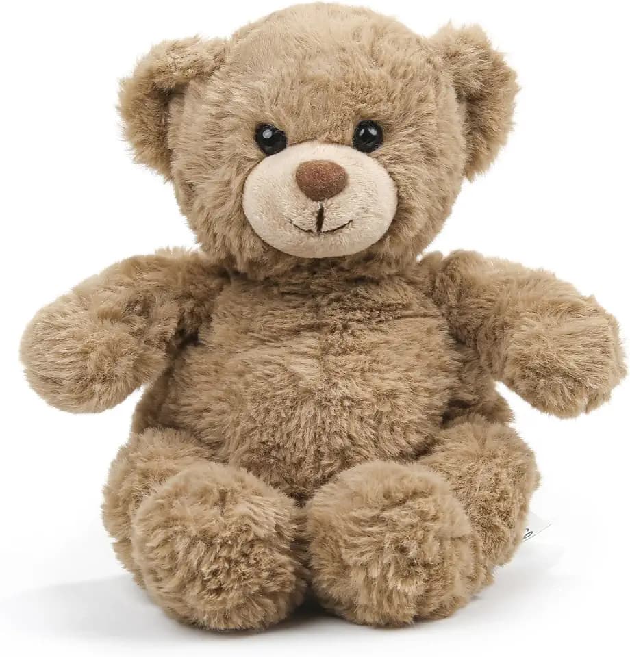 Plushland Classic Teddy Bear Stuffed Animal Plush Toys, Small Brown Plush Bear - Home Party Plushies Decoration, for Kids and Adults - 10 Inches (Chocolate)