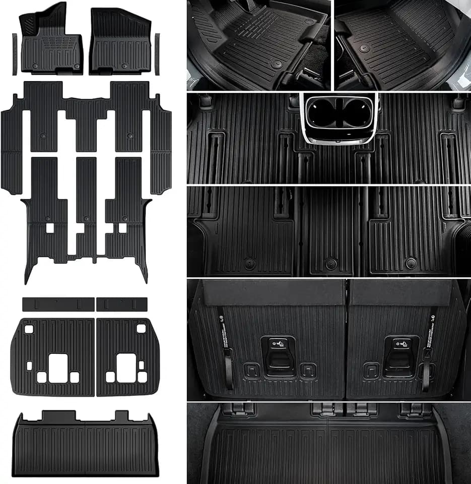 Floor Mats for Kia Carnival 2022-2026 8 Seats Gas Only