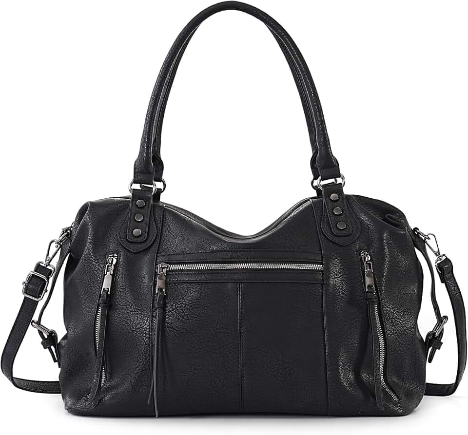 TANTOMI Women's Tote Handbags, Soft Crossbody Shoulder Bag Multi Pocket Hobo Bags Womens Purse Top Handle Satchel for Ladies
