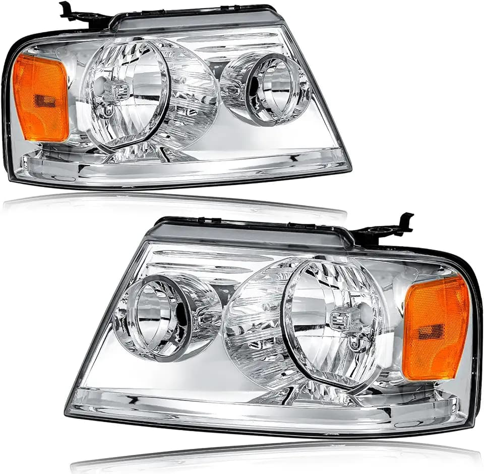 Clear Headlights for 2004-2008 Ford F150 & 2006-2008 Lincoln Mark LT