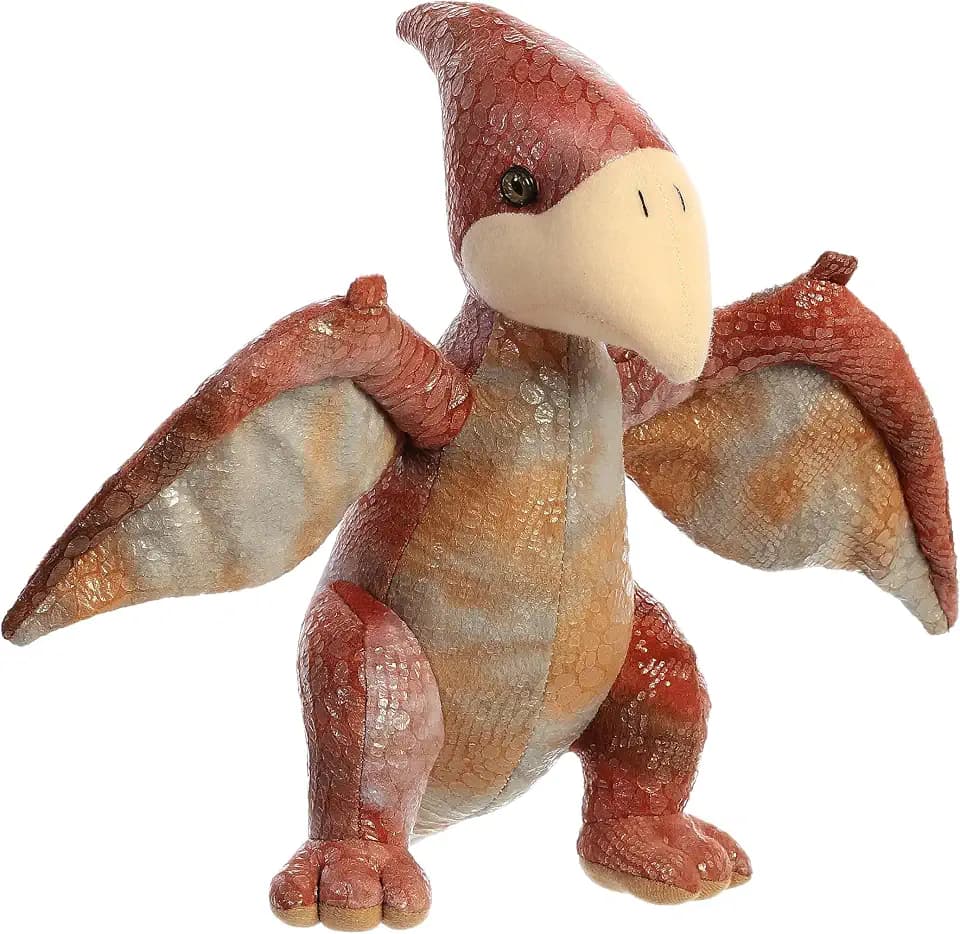 Aurora® Ferocious Dinos & Dragons Pteranodon Stuffed Animal - Prehistoric Fun - Cuddly Companions - Brown 11 Inches