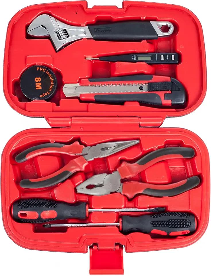 Stalwart Household Hand Tools Kit, 9-Piece