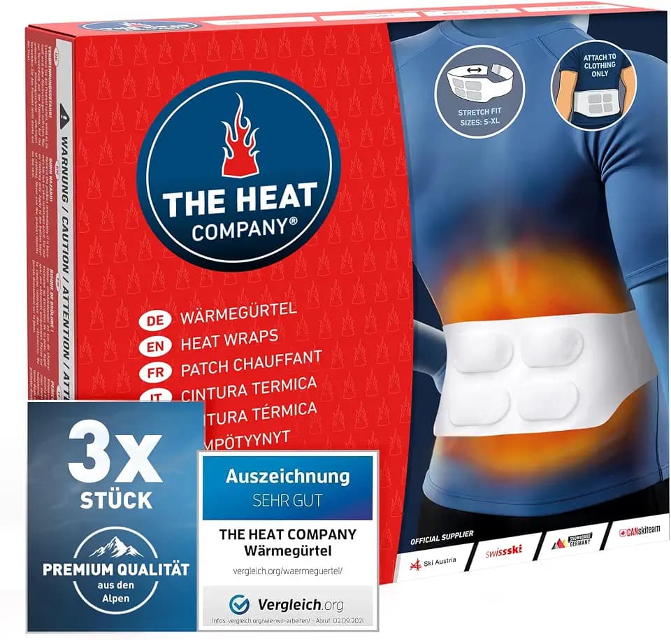 THE HEAT COMPANY Wärmegürtel - 12 Stunden wohlige Wärme - EXTRA WARM