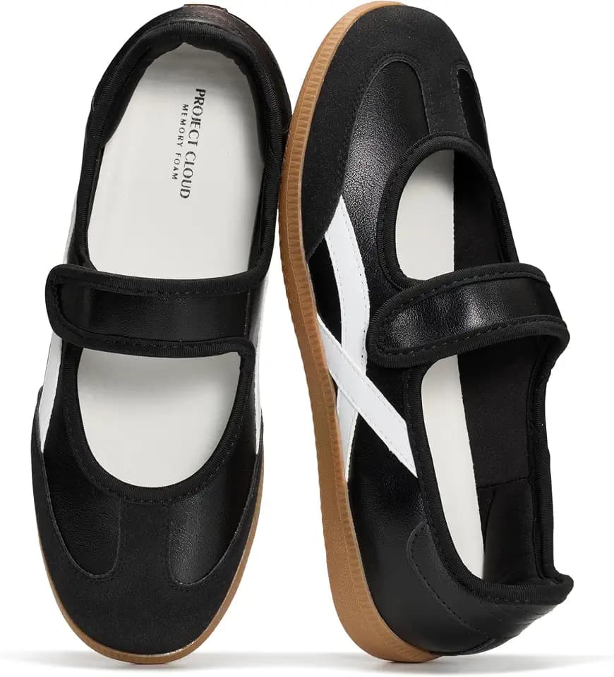 Project Cloud Mary Jane Shoes, Comfortable Fashion Sneakers for Women