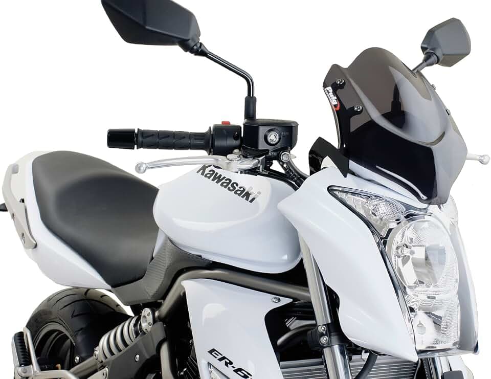 Puig 4950F New Generation Naked Sport optimierte Aerodynamik, Dunkel Getönt