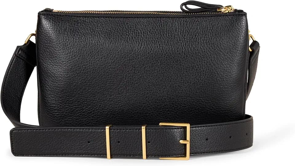 Amazon Essentials Women's Minimal Crossbody Bag with Adjustable Removable Strap