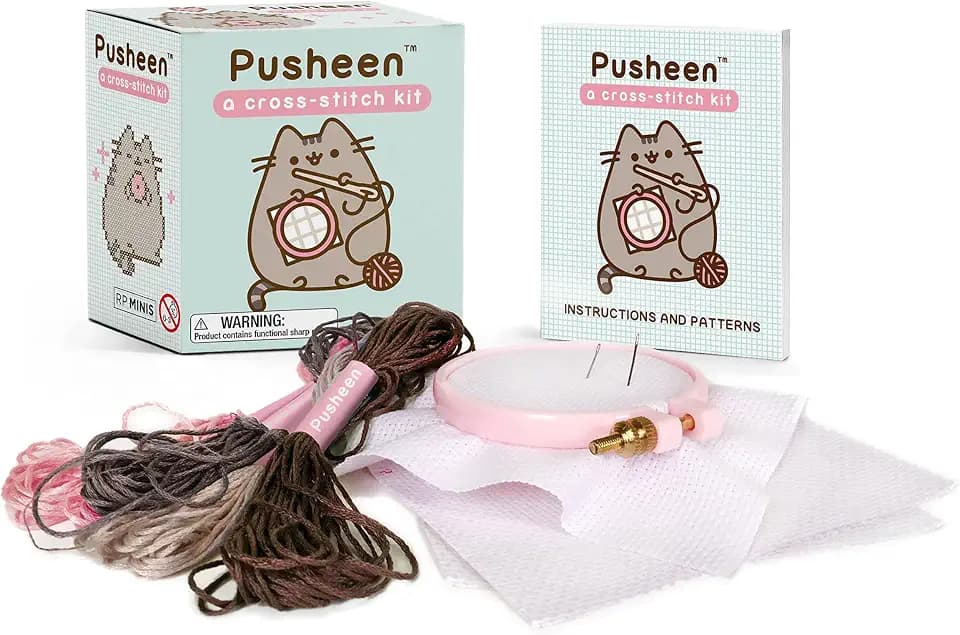 Pusheen: A Cross-Stitch Kit (RP Minis)