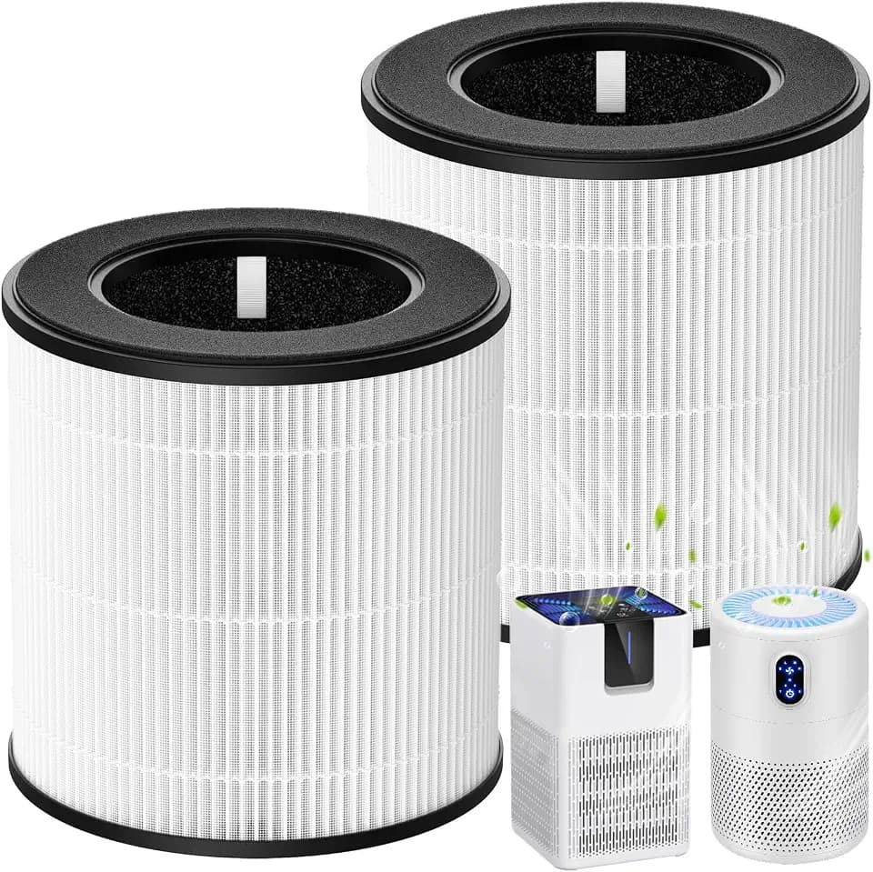 B-D02L M05 Replacement Filter for MOOKA B-D02L / M05 Air Purifier, 2 Pack