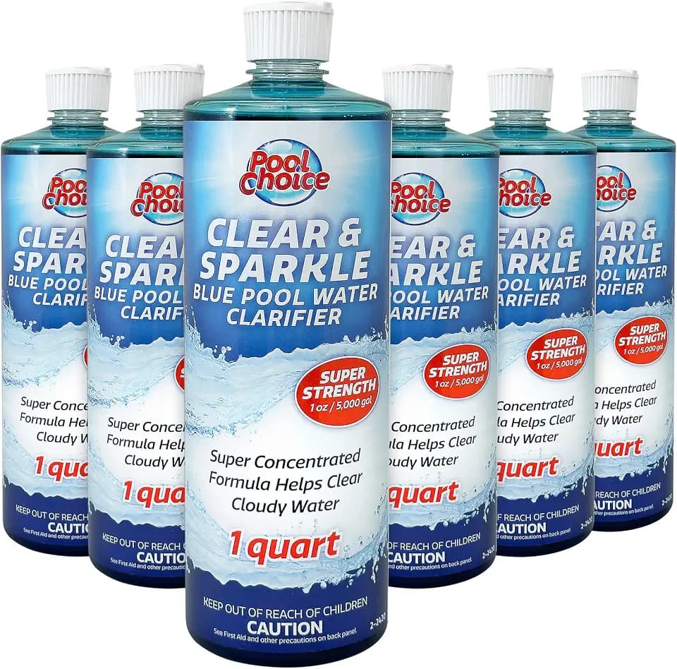SpaChoice 1-Quart 6-Pack Premium Clear and Sparkle Blue Pool Clarifier