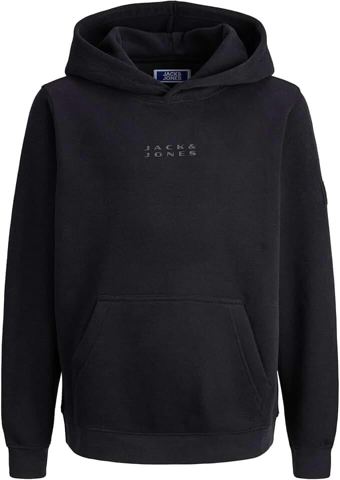 JACK & JONES Herren Jcopoint Sweat Badge Hood Jnr