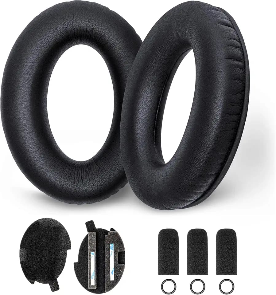 Replacement Ear Pads & 3 Mic Covers for Bose A20 Aviation Headset