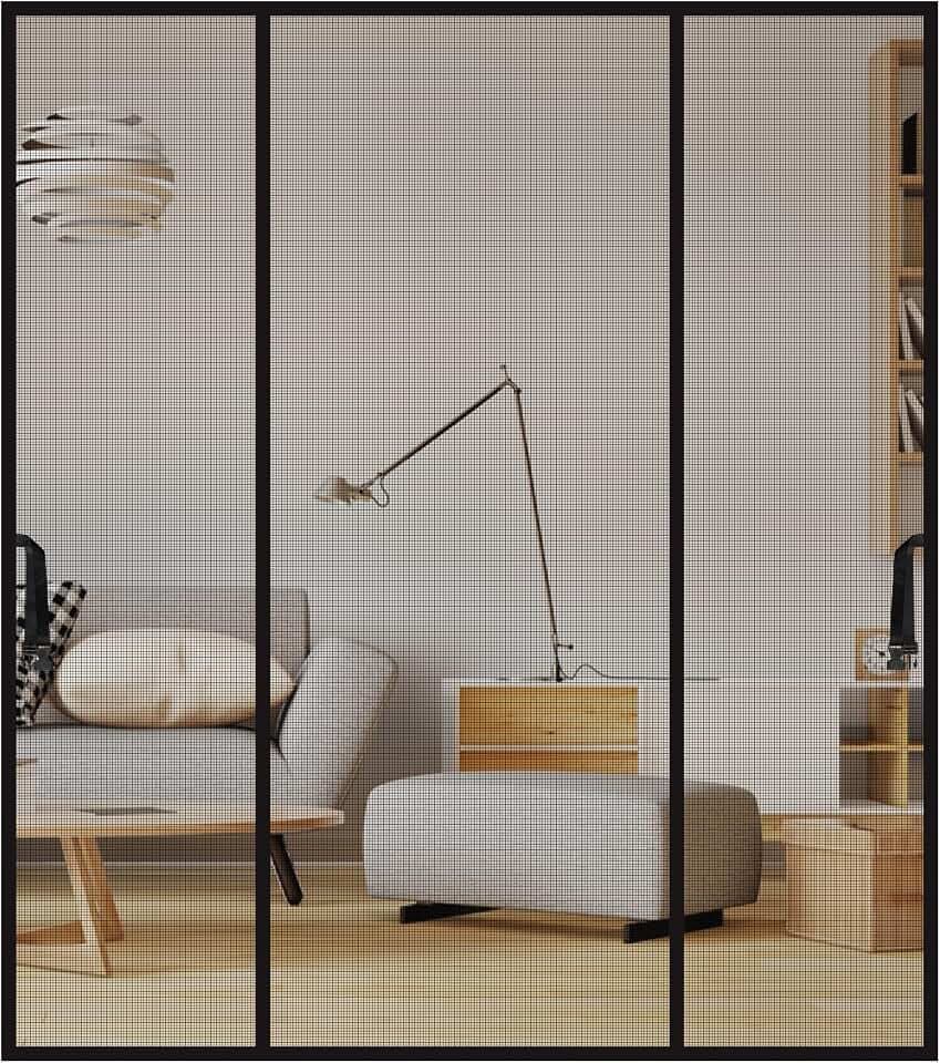LALAGO Fliegengitter Magnet Tür, Doppeltür, Balkontür - 190x210cm