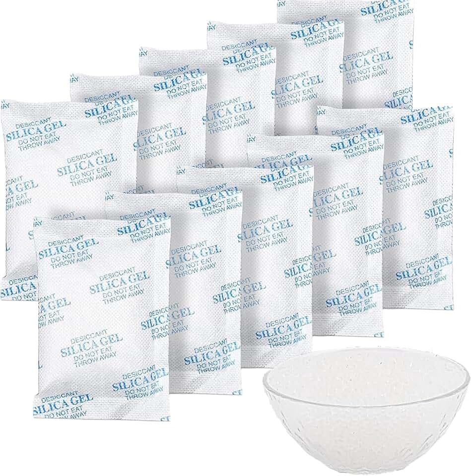 20 Stück 20g Silicagel Beutel Silica Gel Beutel Silicagel Trockenmittel Lebensmittelqualität Luftentfeuchter Feuchtigkeits Absorber Entfernt