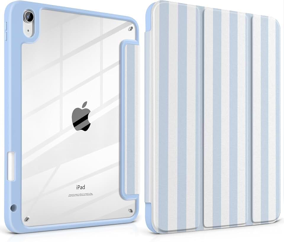Case for iPad Air 11 inch M4 2026 M3 2025 M2 2024, Blue Striped