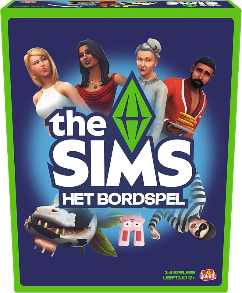 Goliath - The Sims Het Bordspel, Spel gebaseerd OP von Iconische Videospellen, Familiespel voor Kinderen vanaf 12 Jaar, Gezelschapsspel voor 2 tot en met 5 Spelers