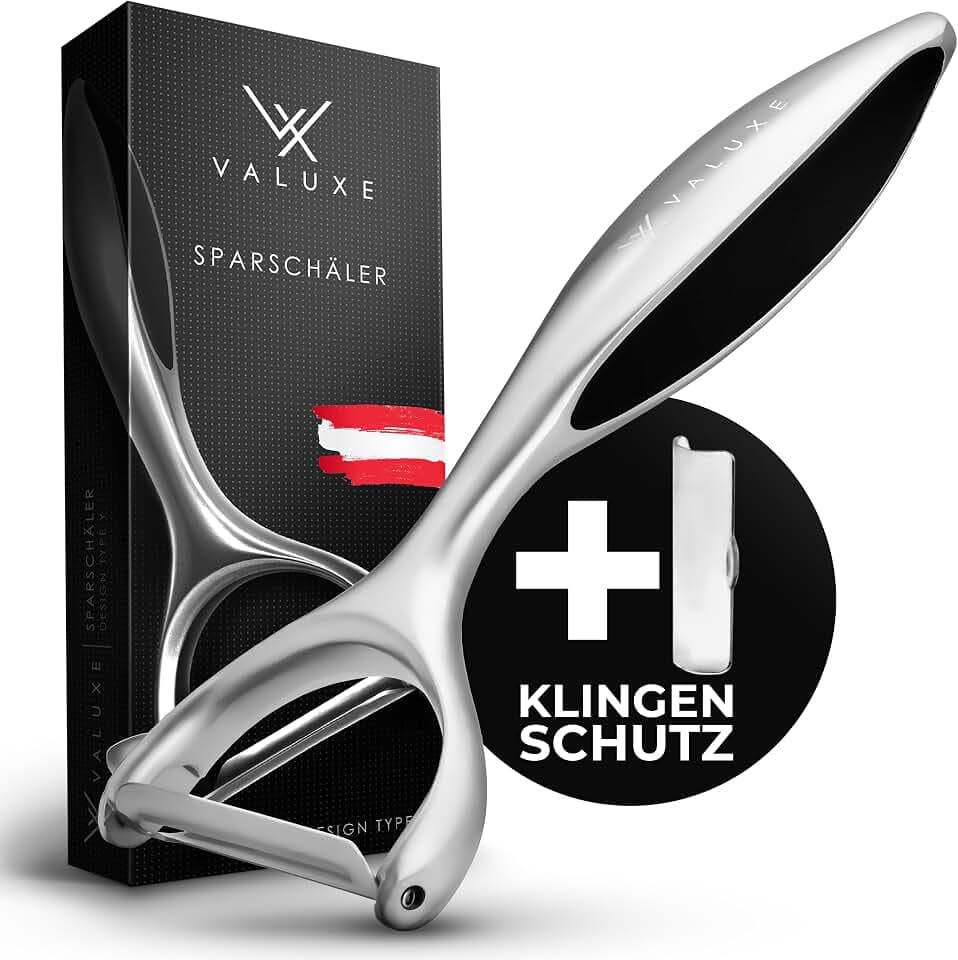 VALUXE® Sparschäler mit Edelstahl-Klinge & rutschfestem Griff