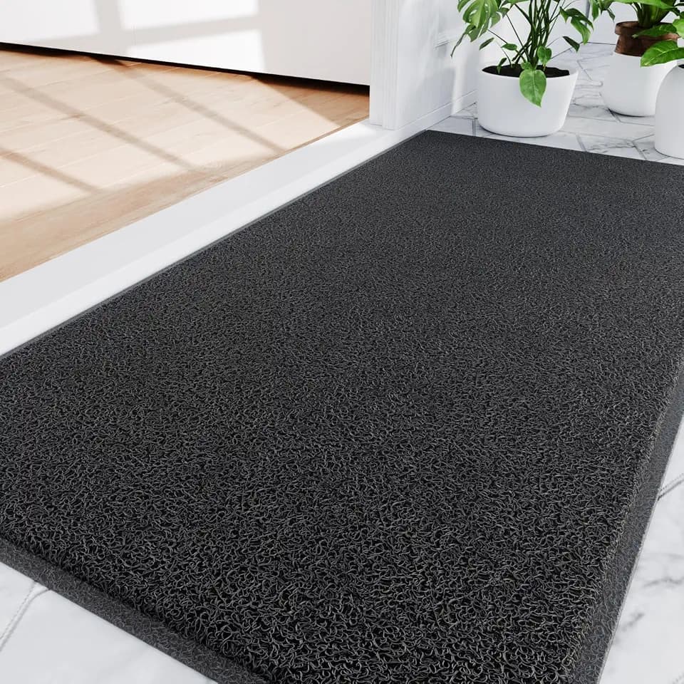 Amyracel Front Door Mat 3'x6', Heavy Duty Waterproof Indoor Outdoor Doormat