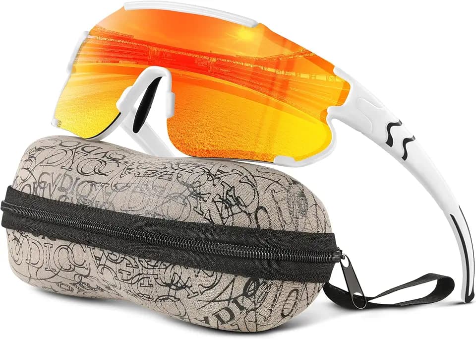 Kids Baseball Polarized Sunglasses: Sports Sunglasses for Boys Girls 3-12 Youth Sun Glasses for Cycling Running