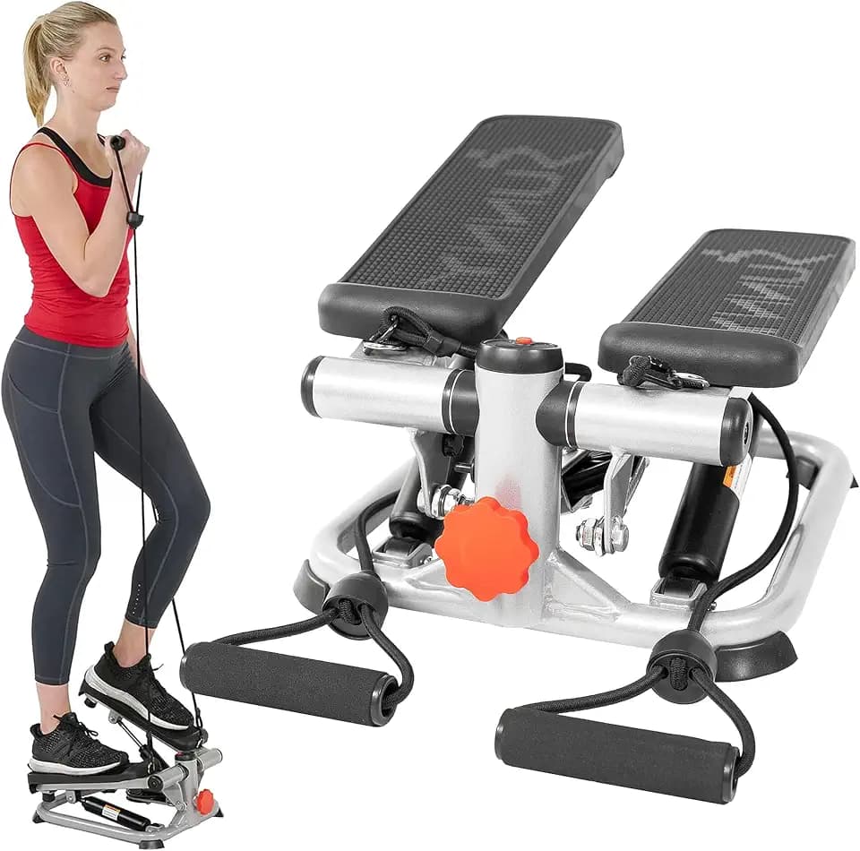 Sunny Health & Fitness Mini Stepper w/LCD Monitor & Adjustable Step Height