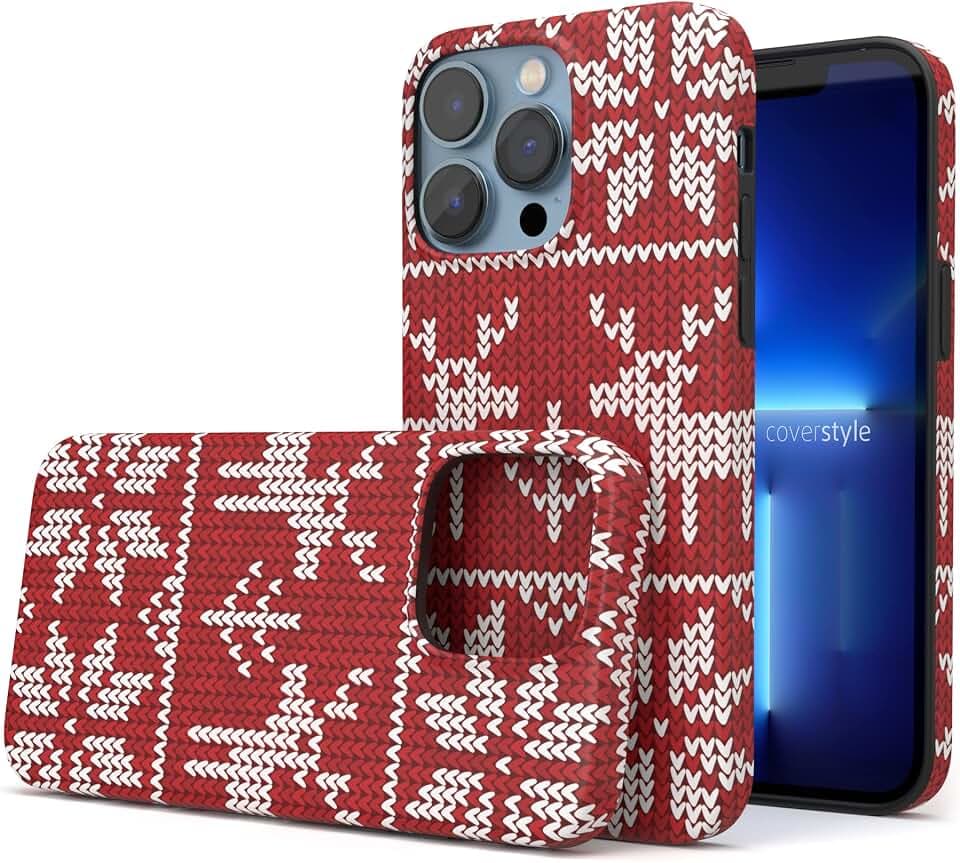 DesignFlex® - für iPhone 13 PRO (6.1") - Flexible TPU-Schutzhülle mit Matt-Soft-Touch-Effekt - Weihnachten