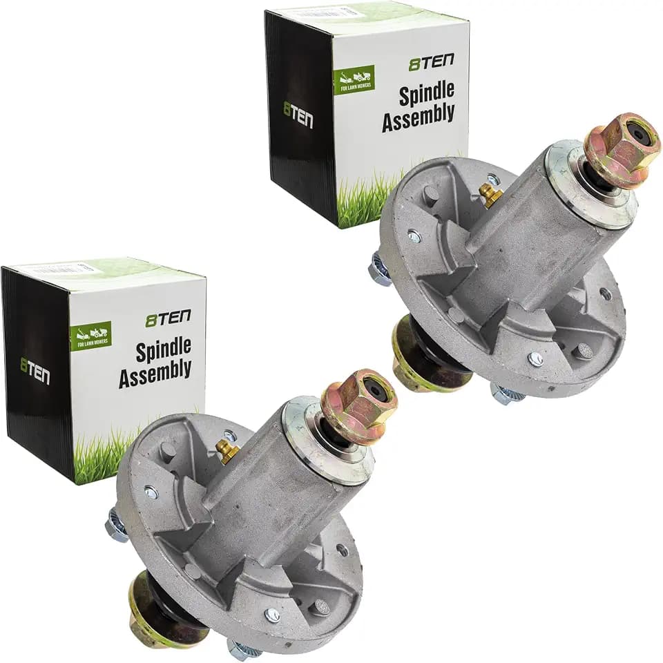 8TEN Deck Spindle for John Deere AM136733 AM143469 2 Pack