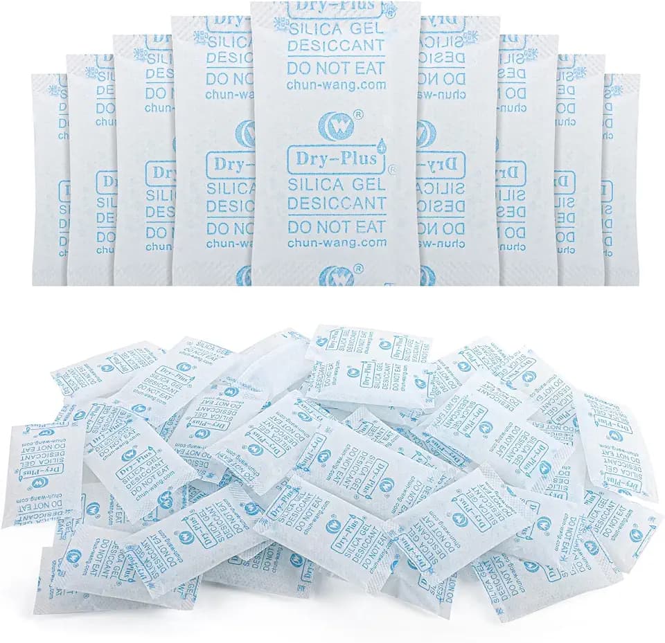 5g x 60 Pack Silicagel Beutel, Silica Gel, Trockenmittel für Lebensmittel